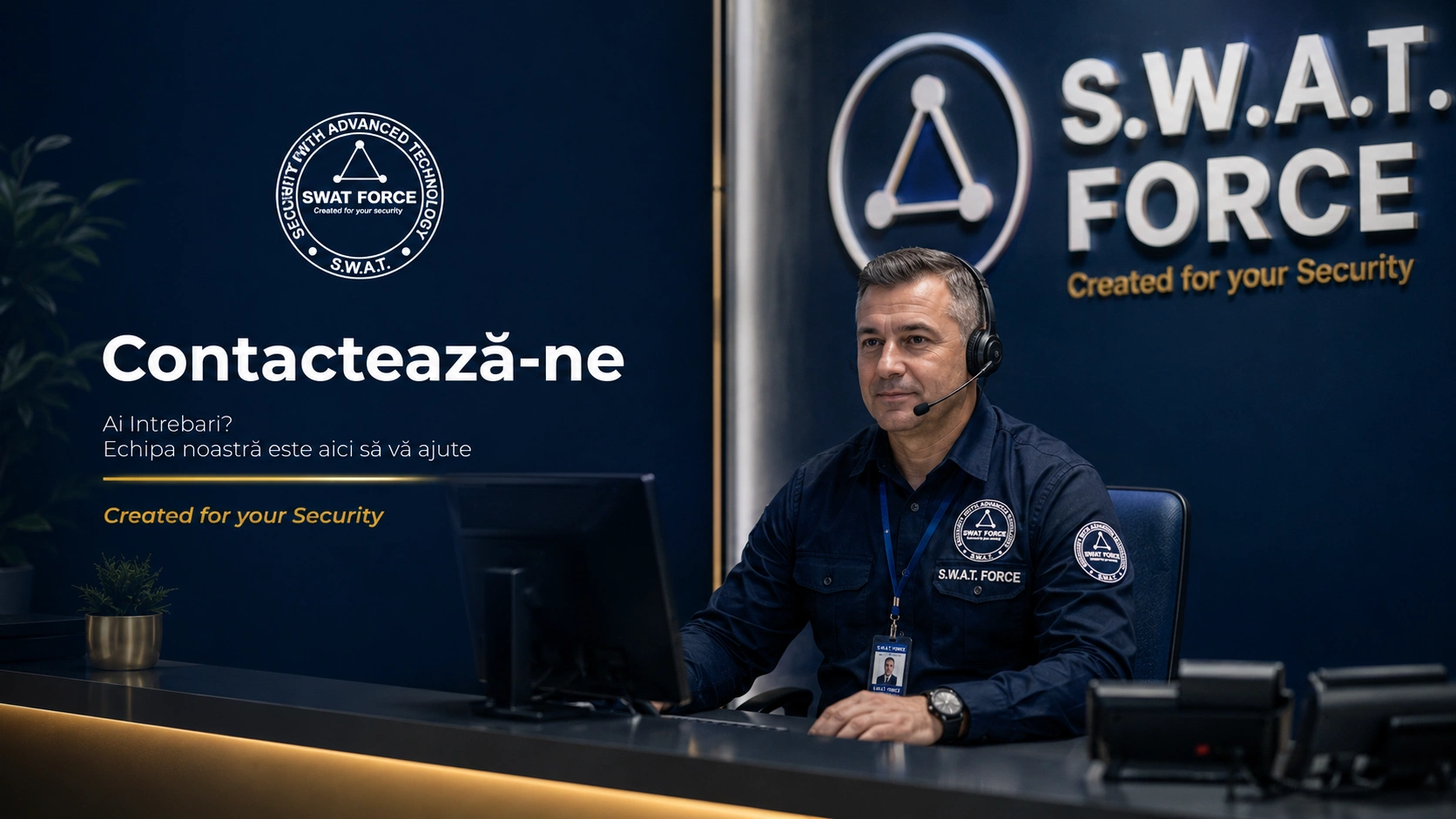 Dispecerat SWAT FORCE disponibil 24/7 pentru clienți B2B